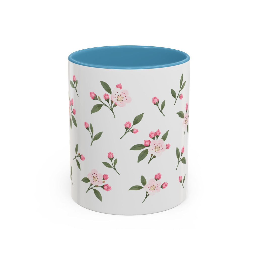 Pennsylvania Mountain Laurel Mug, State Flower Floral Coffee Cup, 11oz Botanical Gift