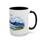 Wrangell-St. Elias National Park Coffee Mug | Solid Color Block Park Souvenir | 11oz 15oz Accent Mug