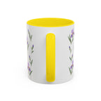 Tennessee Iris Mug, State Flower Floral Coffee Cup, 11oz Botanical Gift