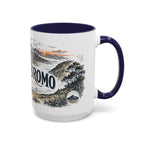 Mount Bromo Mug, Indonesia Travel Souvenir, Bucket List Gift, Accent Ceramic Coffee Mug 11oz 15oz