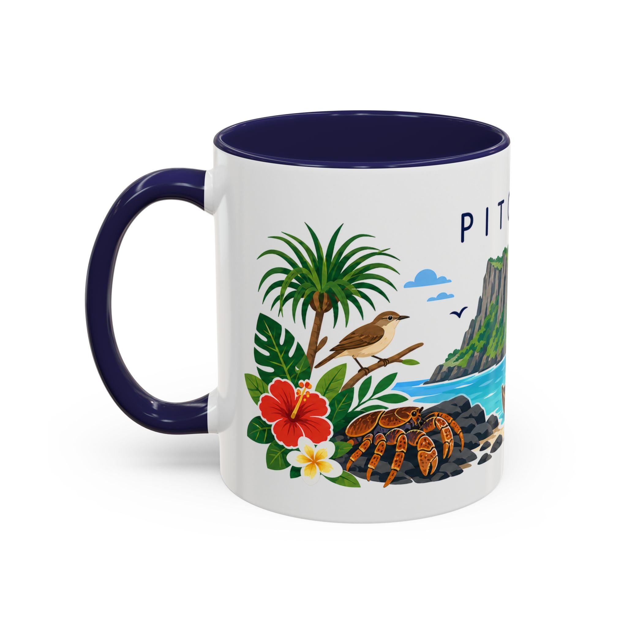 Pitcairn Coffee Mug | Travel Souvenir Accent Mug | Country Gift Ceramic Cup 11oz 15oz
