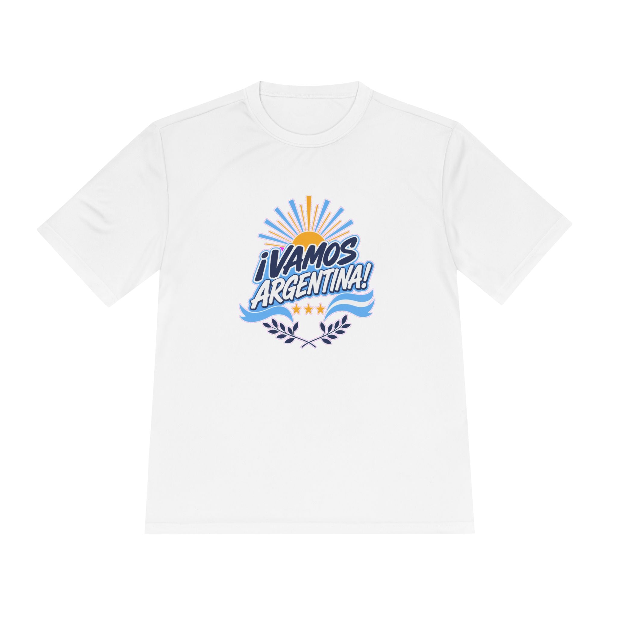 Argentina Soccer T Shirt, ¡Vamos Argentina! Tee, World Football Fan Shirt, Moisture Wicking Sport Tee