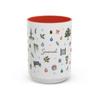 Savannah Christmas Mug | Watercolor City Souvenir, Travel Memories Cup