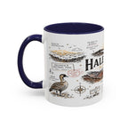 Haleakala National Park Coffee Mug | Hawaii Maui Sunrise Crater Gift | Accent Color Ceramic 11oz 15oz