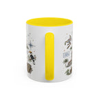 Kuala Lumpur Coffee Mug | Malaysia Souvenir Travel Gift | Accent Color Ceramic 11oz 15oz