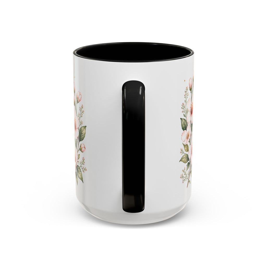 Delaware State Map Mug | Botanical Beach Accent Coffee Cup (11oz/15oz)