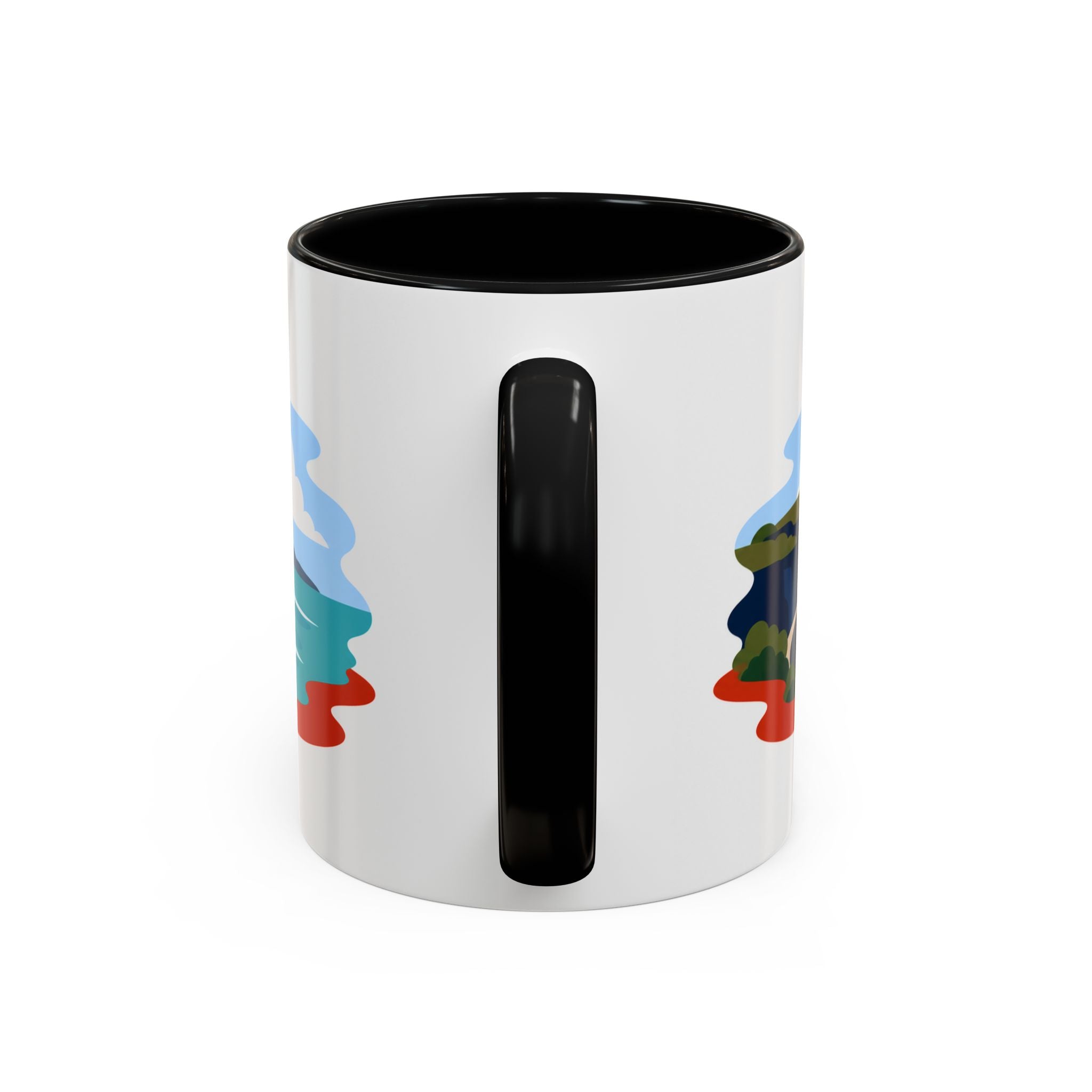 Great Ocean Road Coffee Mug | Travel Destination Souvenir Gift | Accent Color Ceramic 11oz 15oz