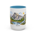 Yosemite National Park Mug | US Travel Souvenir Accent Coffee Mug | 11oz 15oz Ceramic Cup