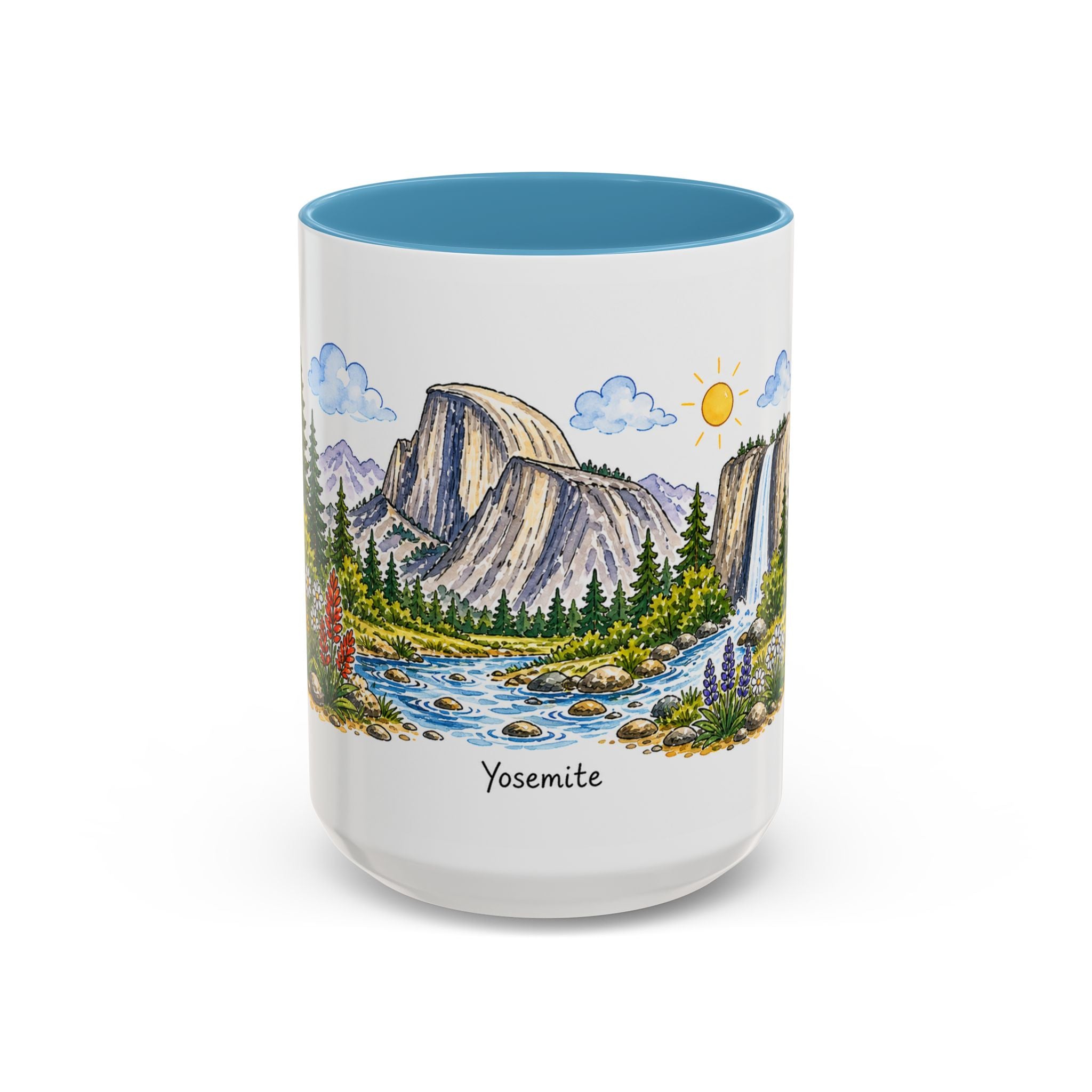 Yosemite National Park Mug | US Travel Souvenir Accent Coffee Mug | 11oz 15oz Ceramic Cup