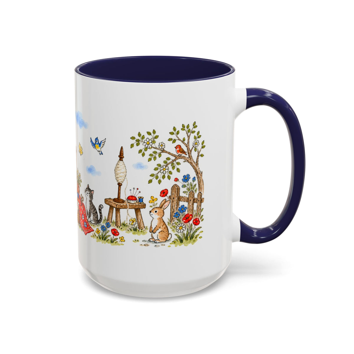 Spindle Shuttle and Needle Mug | Storybook Fairy Tale Accent Coffee Mug | EveryLegend