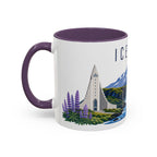 Iceland Coffee Mug | Travel Souvenir Accent Mug | Country Gift Ceramic Cup 11oz 15oz