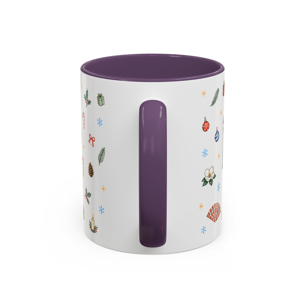 Savannah Christmas Mug | Watercolor City Souvenir, Travel Memories Cup