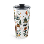 Retirement Plan Coffee And Adventures 20oz Tumbler | Travel Retirement Gift | Insulated Stainless Steel Travel Cup