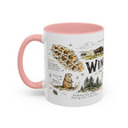 Wind Cave National Park Coffee Mug | South Dakota Cave Bison Prairie Gift | Accent Color Ceramic 11oz 15oz