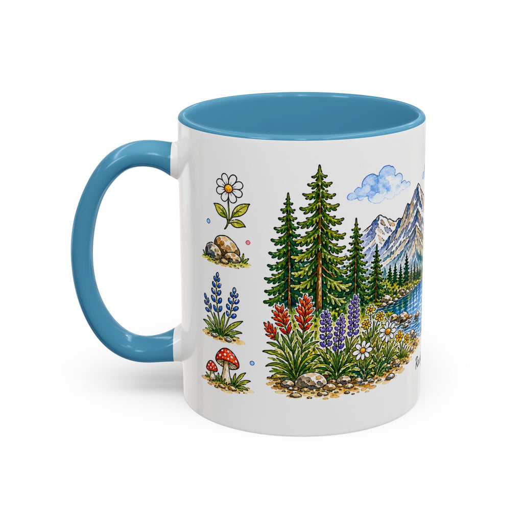 Rocky Mountain National Park Mug | US Travel Souvenir Accent Coffee Mug | 11oz 15oz Ceramic Cup