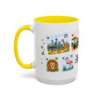 Nairobi Coffee Mug | Postage Stamp Collage Mug | Travel Souvenir Accent Cup 11oz 15oz