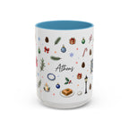 Athens Christmas Mug | Watercolor City Souvenir, Travel Gift (11oz/15oz)