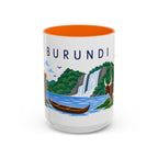 Burundi Coffee Mug | Travel Souvenir Accent Mug | Country Gift Ceramic Cup 11oz 15oz