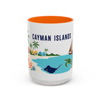 Cayman Islands Coffee Mug | Travel Souvenir Accent Mug | Country Gift Ceramic Cup 11oz 15oz