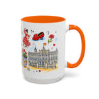 Madrid Travel Mug | European City Souvenir Accent Coffee Mug | 11oz 15oz Ceramic Cup