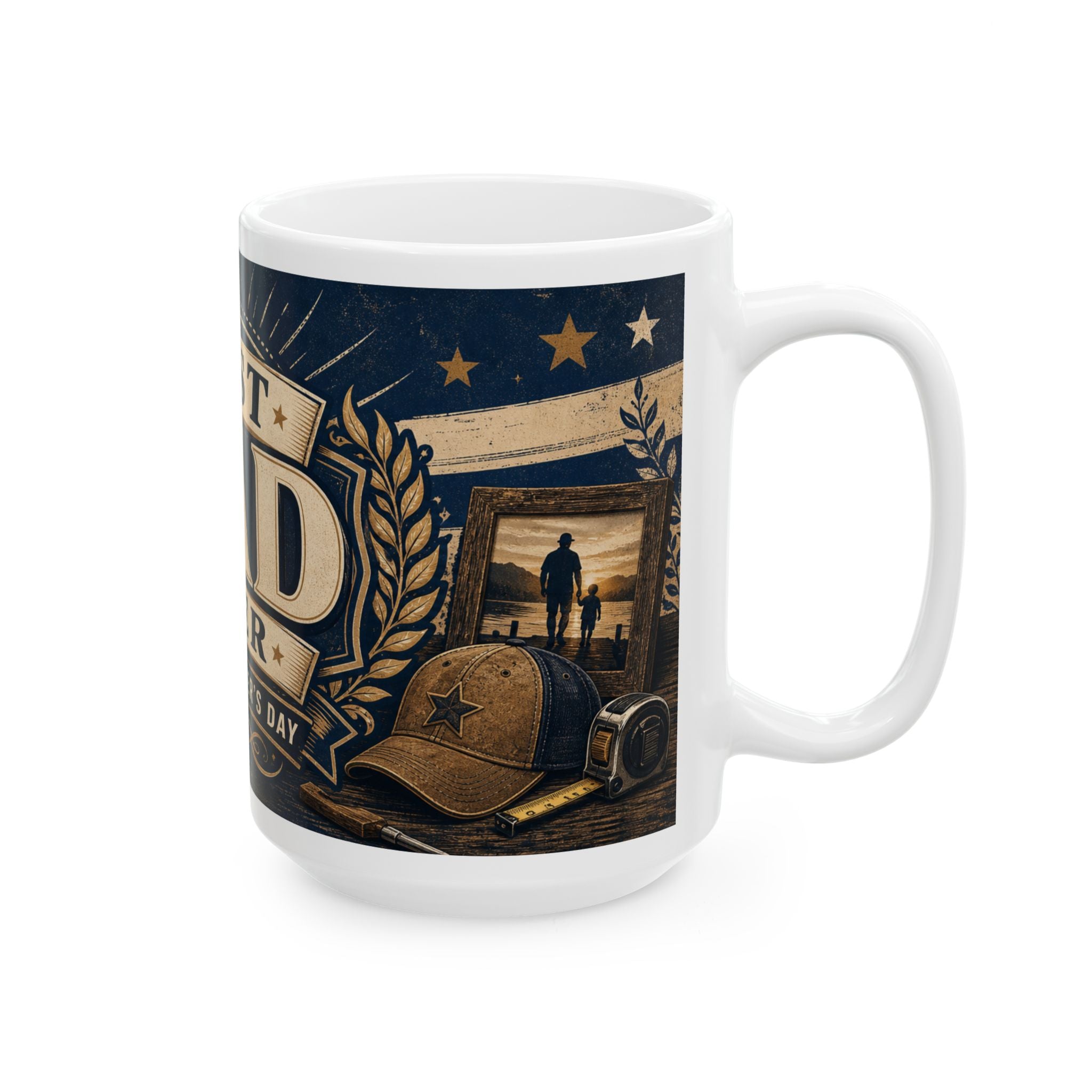 Best Dad Ever Father's Day Coffee Mug | Dad Gift | Ceramic 11oz 15oz Cup