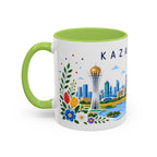 Kazakhstan Coffee Mug | Travel Souvenir Accent Mug | Place Gift Ceramic Cup 11oz 15oz