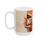 Netherlands Soccer Spirit Coffee Mug | Soccer Fan Gift | Ceramic 11oz 15oz Match Day Cup
