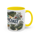 Abel Tasman Coast Mug, New Zealand Travel Souvenir, Bucket List Gift, Accent Ceramic Coffee Mug 11oz 15oz