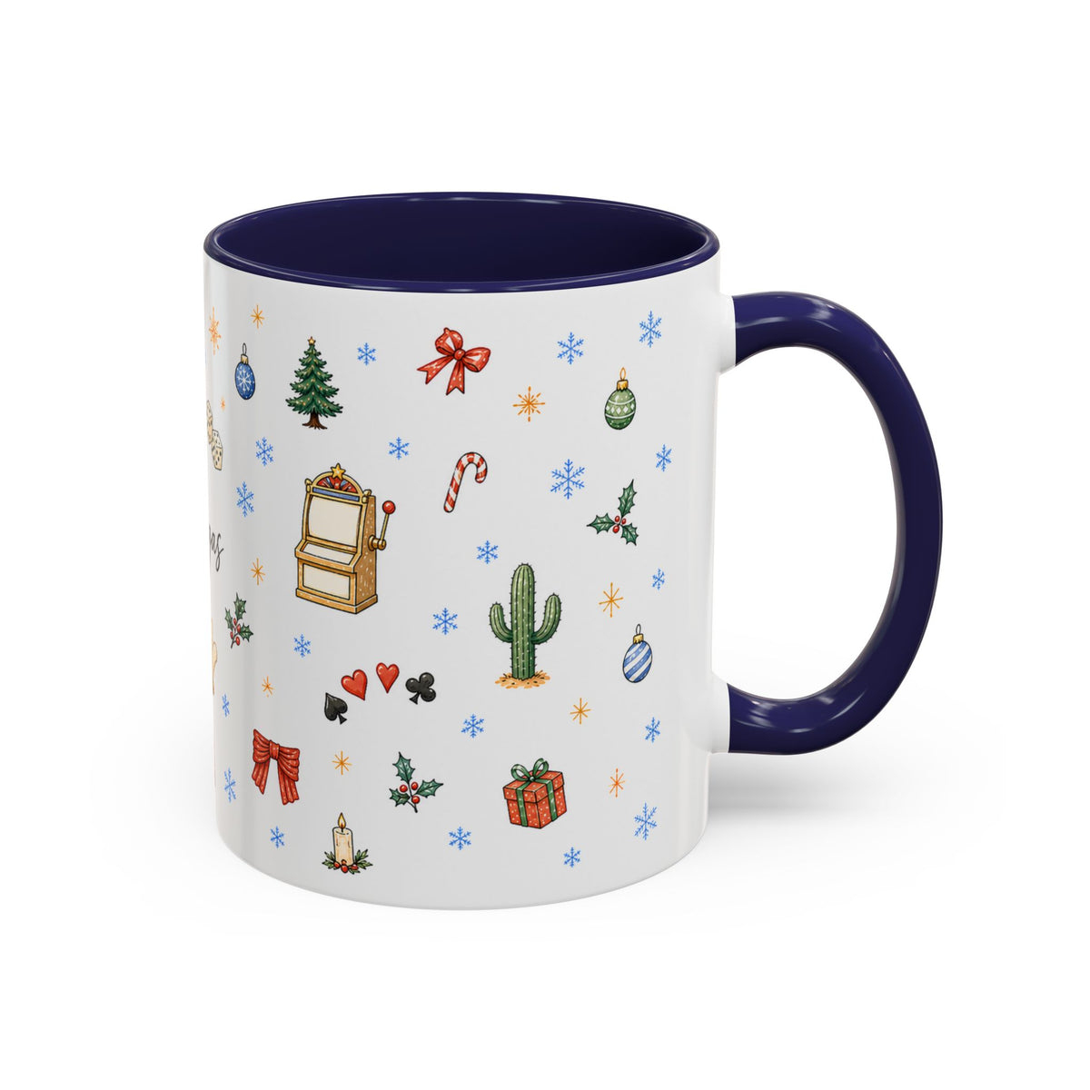 Las Vegas Christmas Mug | Watercolor City Souvenir, Travel Memories (11oz, 15oz)