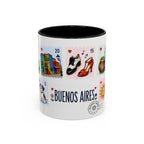 Buenos Aires Coffee Mug | Postage Stamp Collage Mug | Travel Souvenir Accent Cup 11oz 15oz