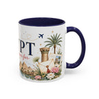 Egypt Home Country Mug | Moving Away Gift | Long Distance Friendship | 11 oz 15 oz Accent Mug