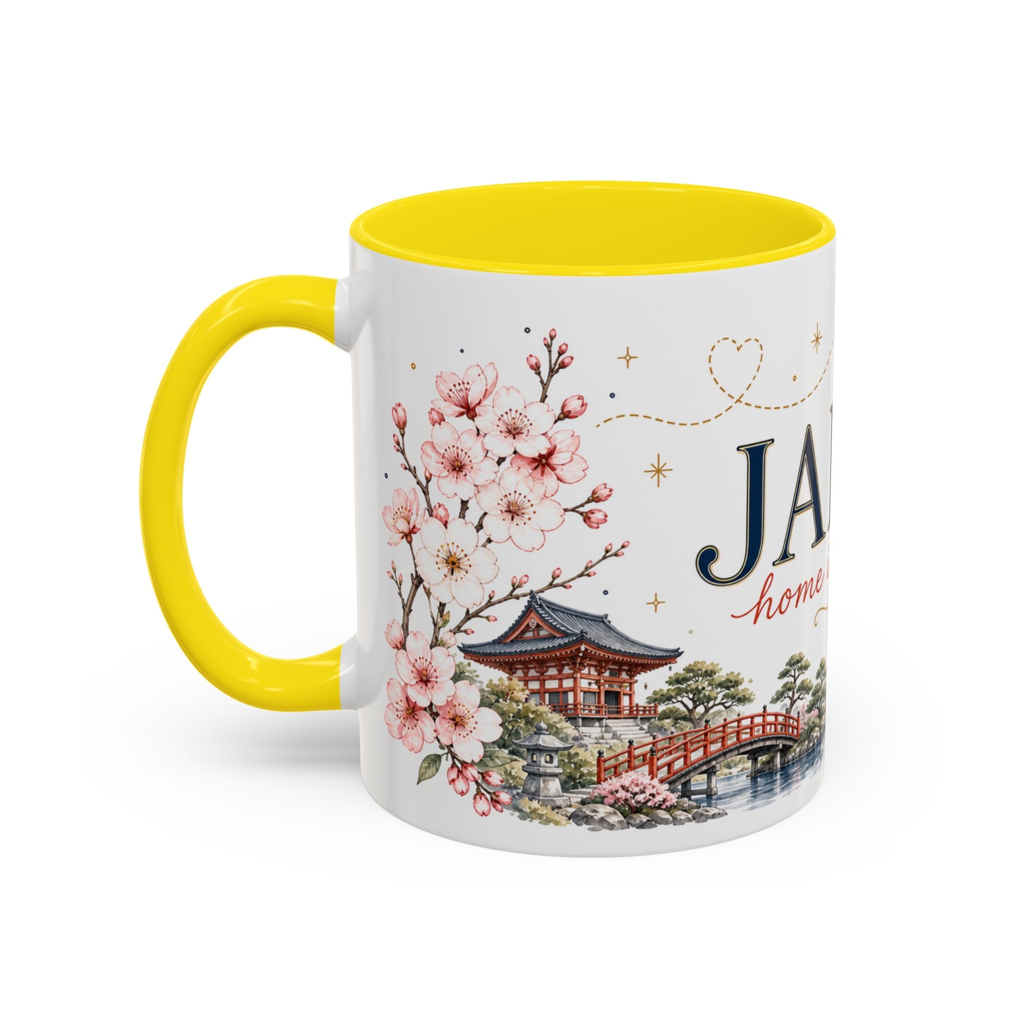 Japan Home Country Mug | Moving Away Gift | Long Distance Friendship | 11 oz 15 oz Accent Mug