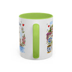 Lisbon Travel Mug | European City Souvenir Accent Coffee Mug | 11oz 15oz Ceramic Cup