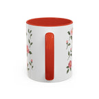 Alabama Camellia Mug, State Flower Floral Coffee Cup, 11oz Botanical Gift
