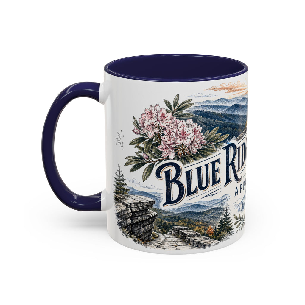 Blue Ridge Parkway Mug, Appalachia Travel Souvenir, Bucket List Gift, Accent Ceramic Coffee Mug 11oz 15oz