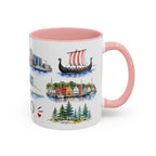 Oslo Illustrated Travel Mug | City Souvenir Accent Coffee Mug | 11oz 15oz Ceramic Cup
