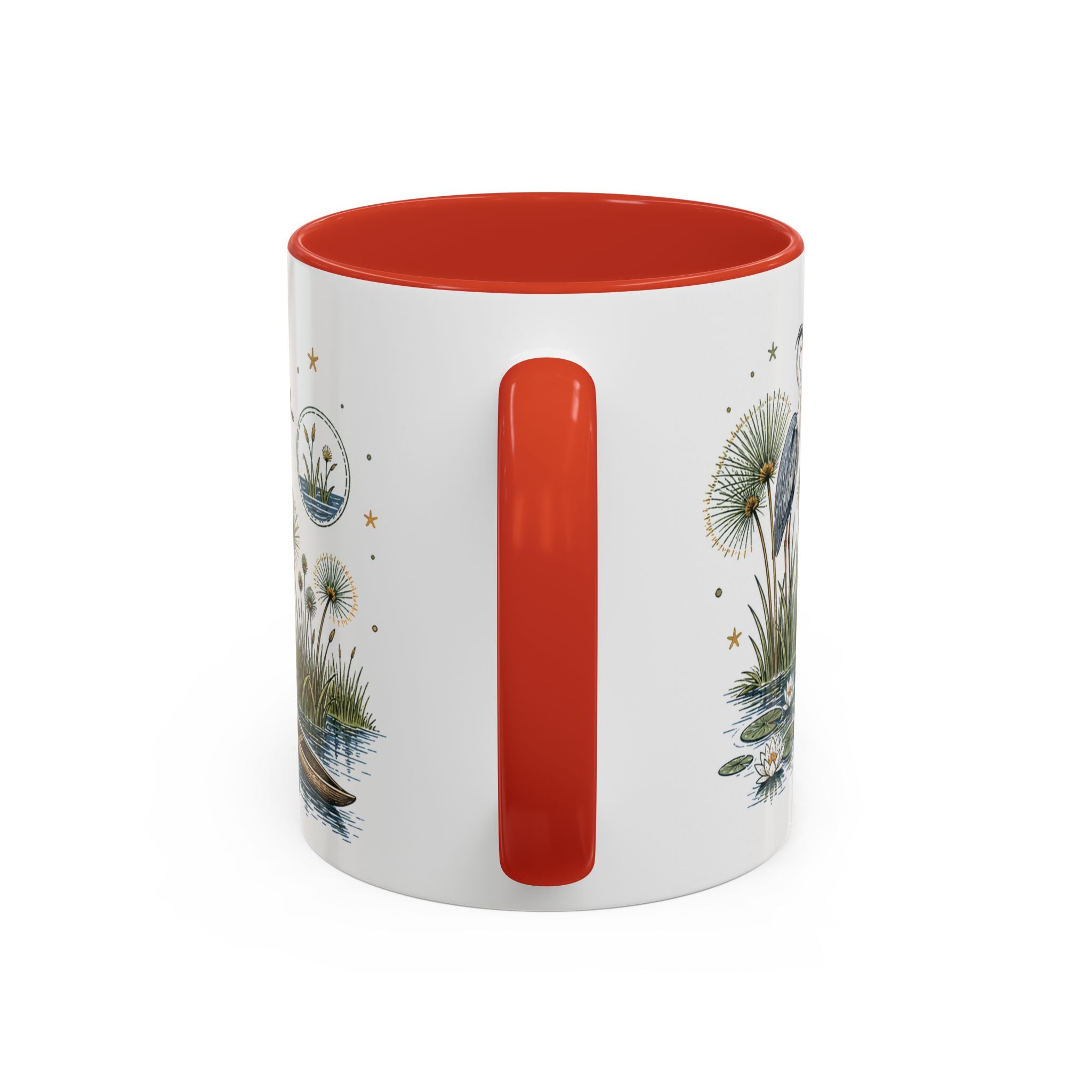 Okavango Delta Coffee Mug | Travel Destination Souvenir Gift | Accent Color Ceramic 11oz 15oz