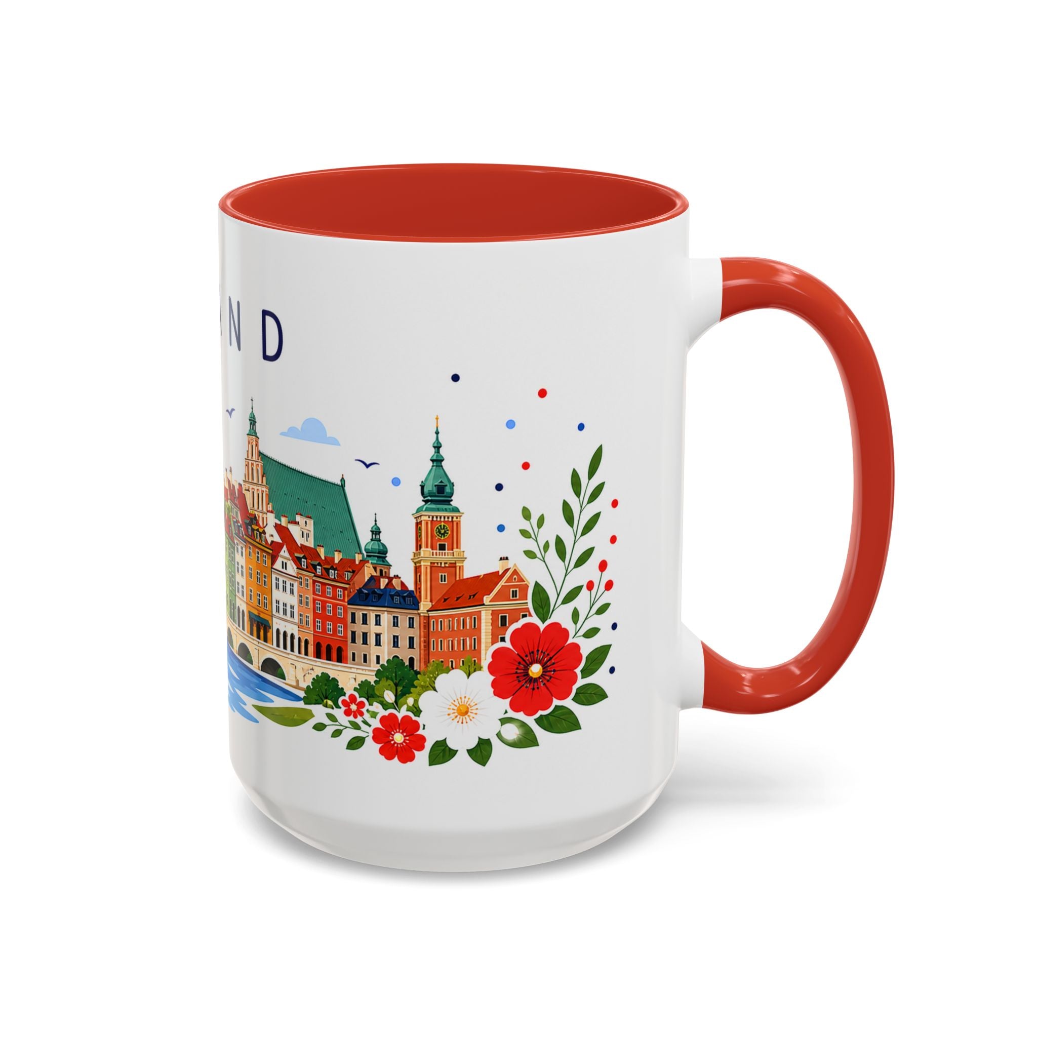 Poland Coffee Mug | Travel Souvenir Accent Mug | Place Gift Ceramic Cup 11oz 15oz