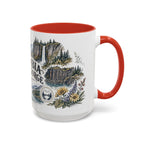 Columbia River Gorge Mug, Pacific Northwest Travel Souvenir, Bucket List Gift, Accent Ceramic Coffee Mug 11oz 15oz