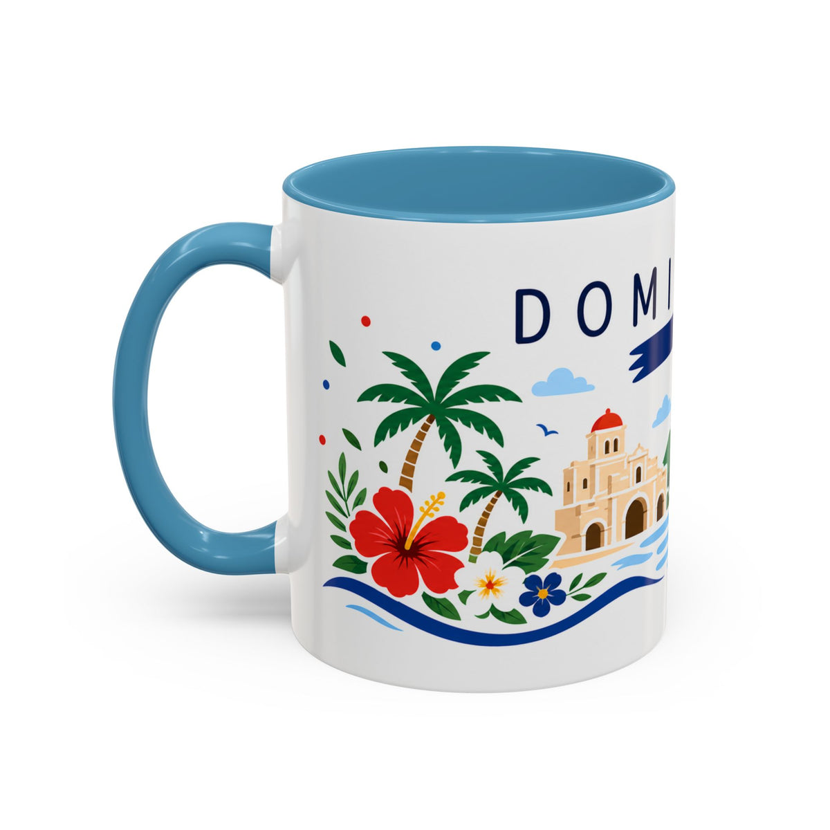 Dominican Republic Coffee Mug | Travel Souvenir Accent Mug | Country Gift Ceramic Cup 11oz 15oz