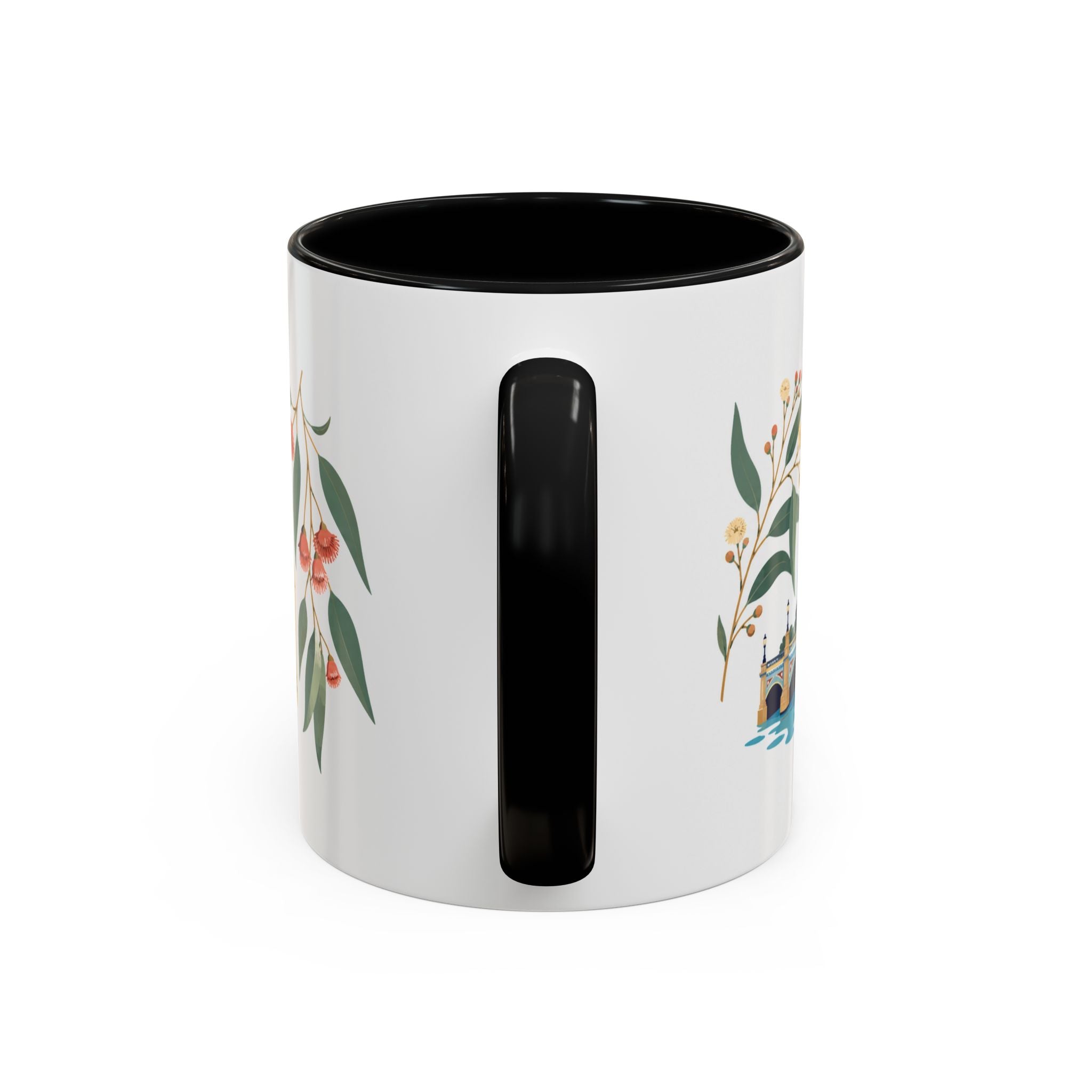 Melbourne Coffee Mug | Australia Travel Souvenir | Porcelain Decal City Gift | 11oz 15oz Accent Mug