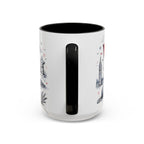O Canada True North Coffee Mug | Canadian Pride Gift | Accent Color Ceramic 11oz 15oz