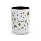 Savannah Christmas Mug | Watercolor City Souvenir, Travel Memories Cup