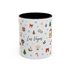 Las Vegas Christmas Mug | Watercolor City Souvenir, Travel Memories (11oz, 15oz)