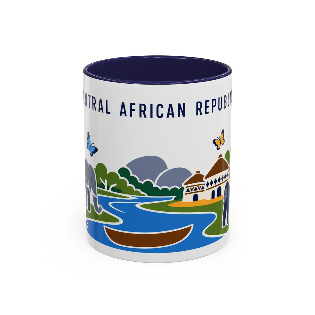 Central African Republic Coffee Mug | Travel Souvenir Accent Mug | Country Gift Ceramic Cup 11oz 15oz