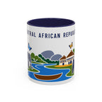 Central African Republic Coffee Mug | Travel Souvenir Accent Mug | Country Gift Ceramic Cup 11oz 15oz