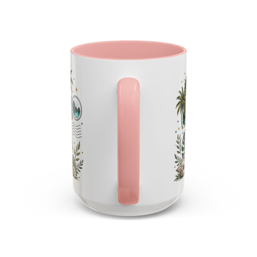 Palawan Coffee Mug | Travel Destination Souvenir Gift | Accent Color Ceramic 11oz 15oz