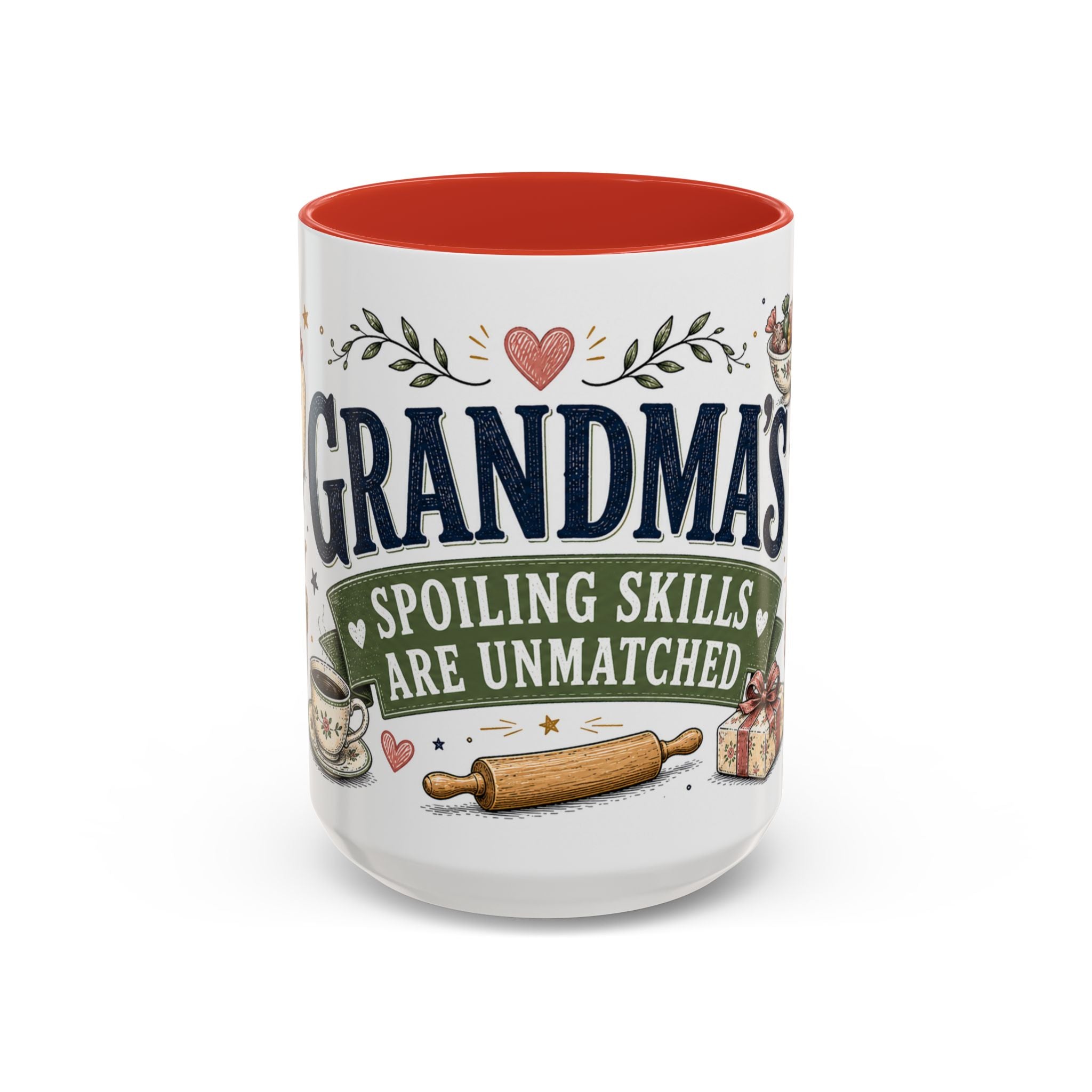 Grandma's Spoiling Skills Are Unmatched Coffee Mug | Funny Gift From Grandkids | Accent Ceramic 11oz 15oz