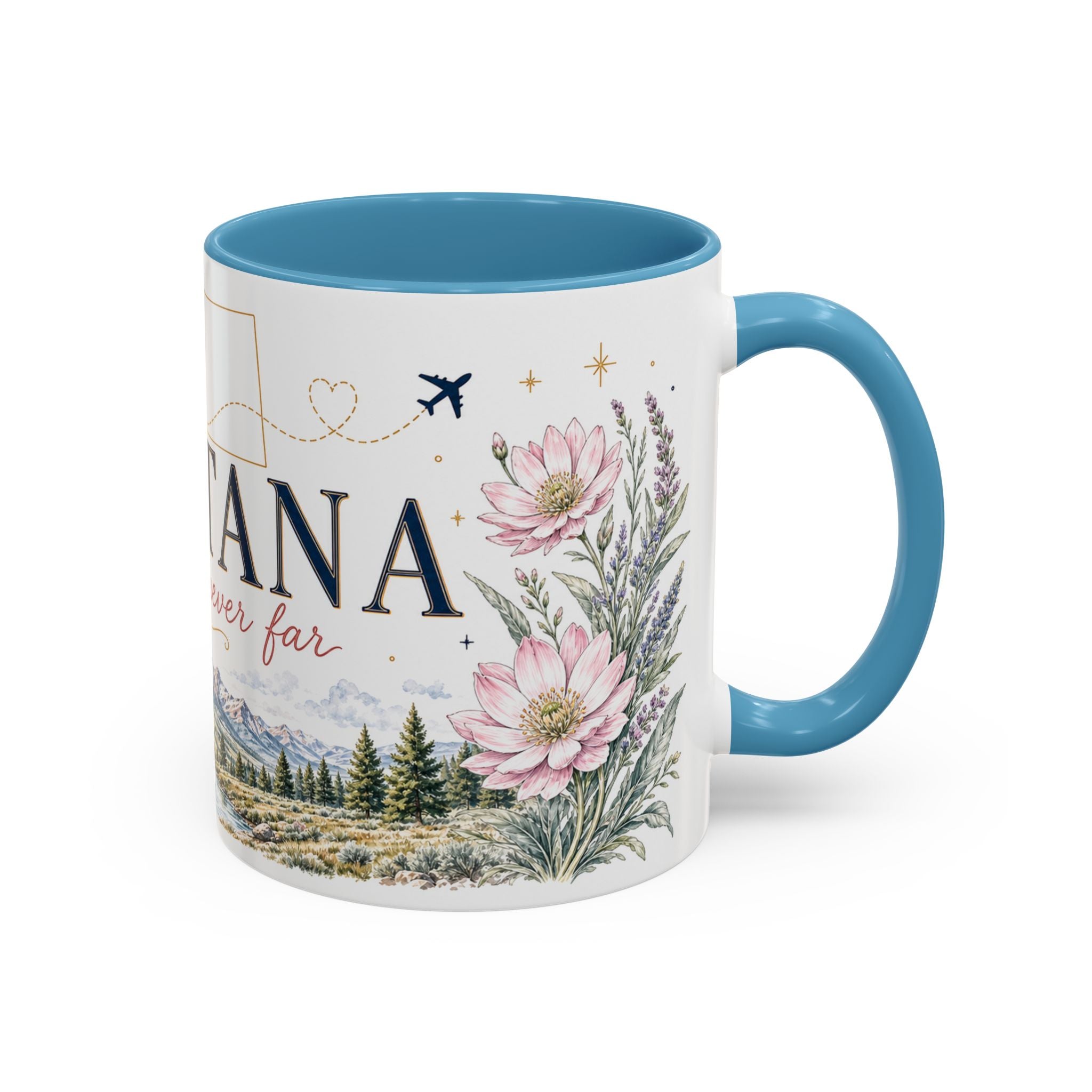 Montana Home State Mug | Moving Away, Long Distance Friendship Gift (11oz 15oz)
