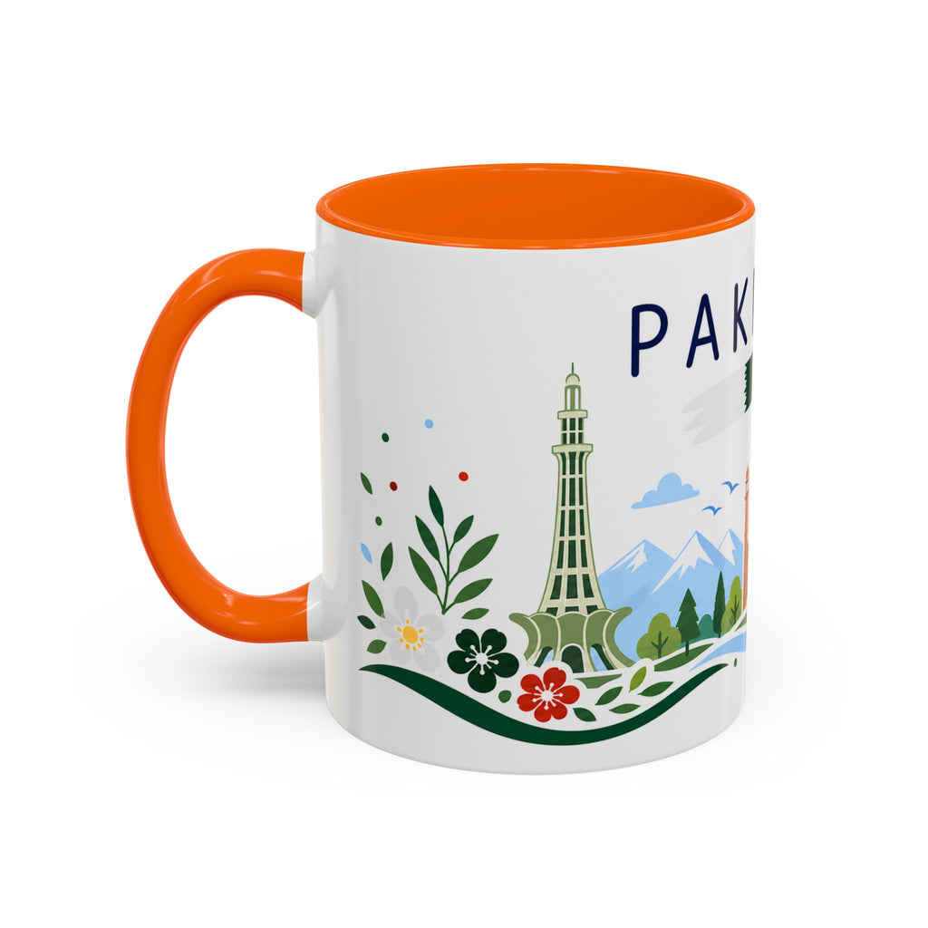 Pakistan Coffee Mug | Travel Souvenir Accent Mug | Country Gift Ceramic Cup 11oz 15oz